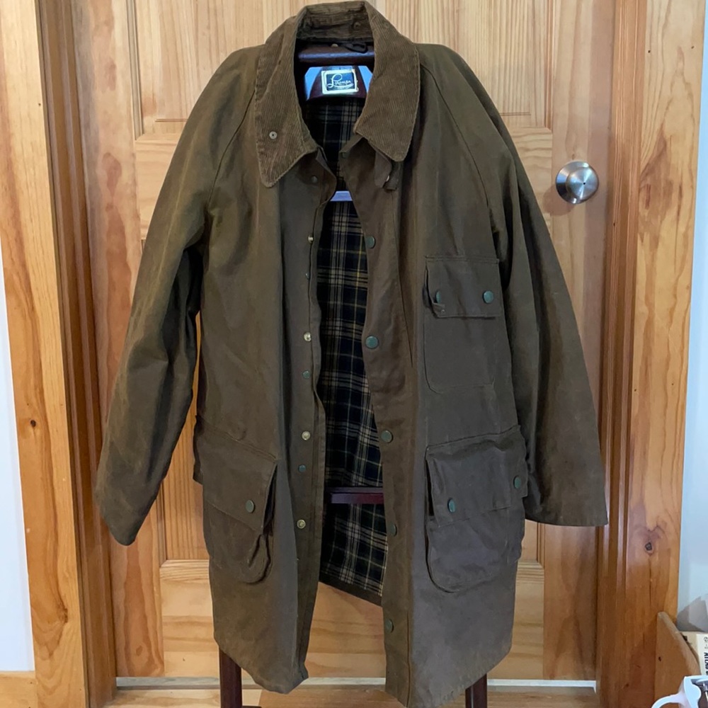 Men's Barbour Classic Northumbria Wax Jacket Dark Olive